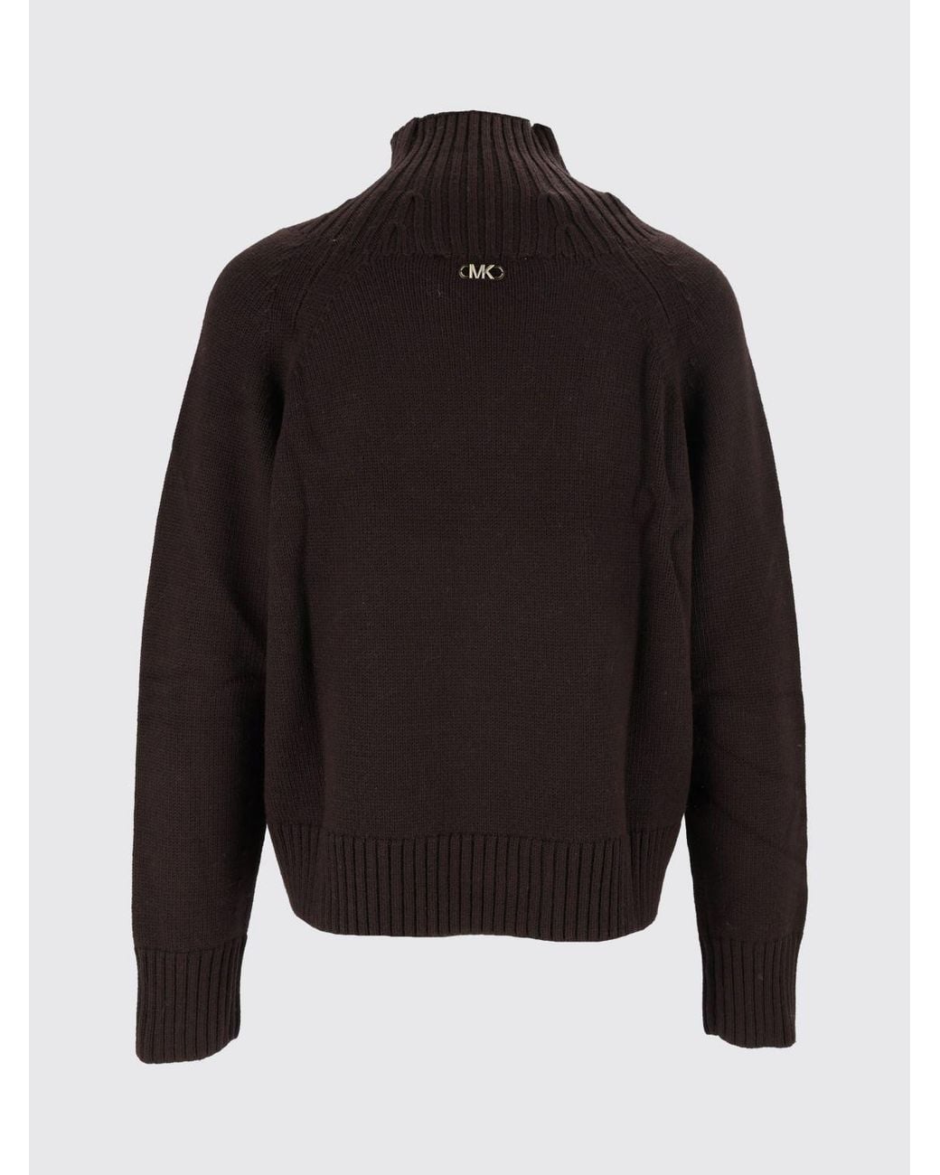 Michael Kors Brown High Neck Jumper
