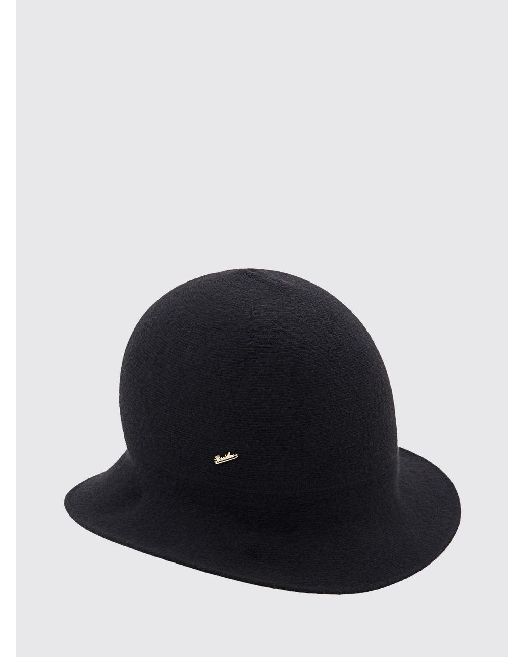 Borsalino Blue Wide-Brim Hat