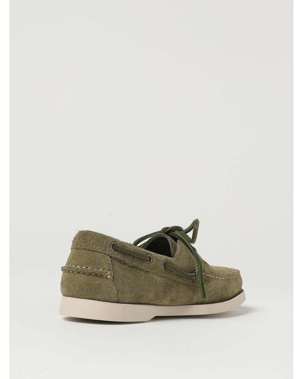 Sebago Green Portland Suede Loafer for men