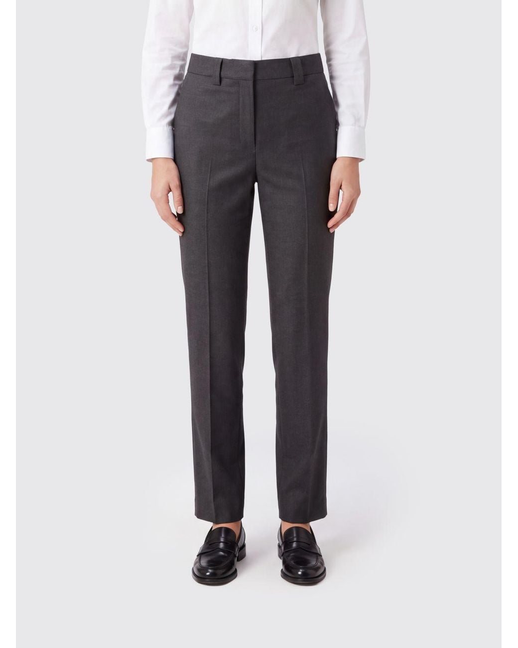 Incotex Blue Mid-Rise Slim Fit Tailored Skinny Trousers