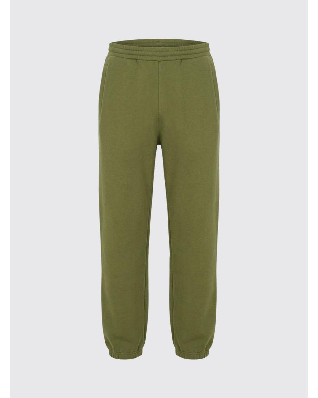 Marni Green Jersey Jogging Trousers With Elasticated Waist And Rear Logo