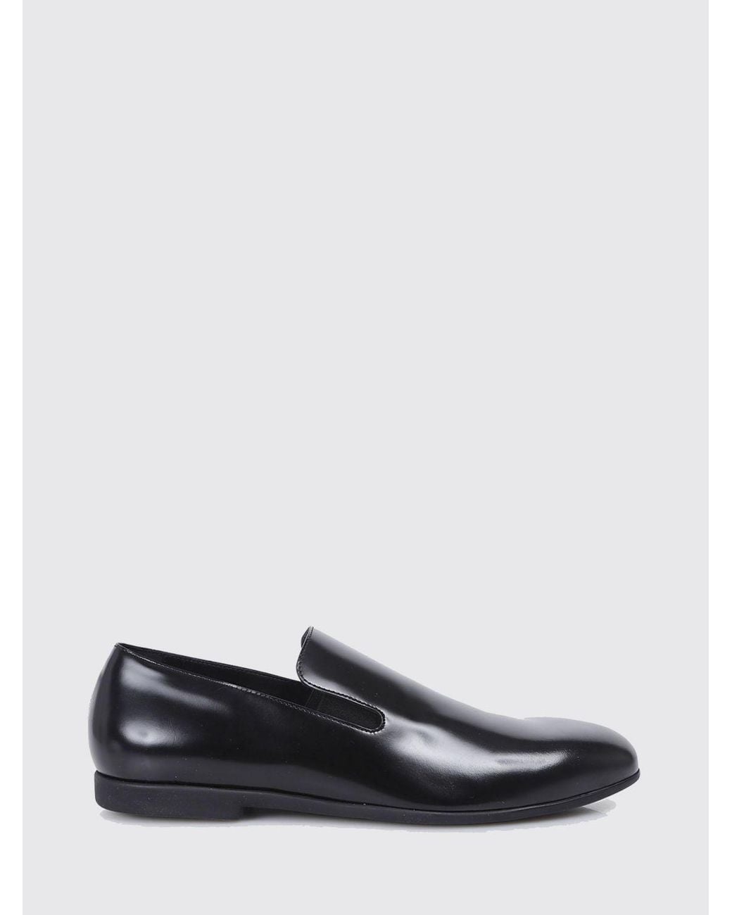 Jil Sander White Brushed Leather Loafers With Round Toe And Elasticated Inserts for men