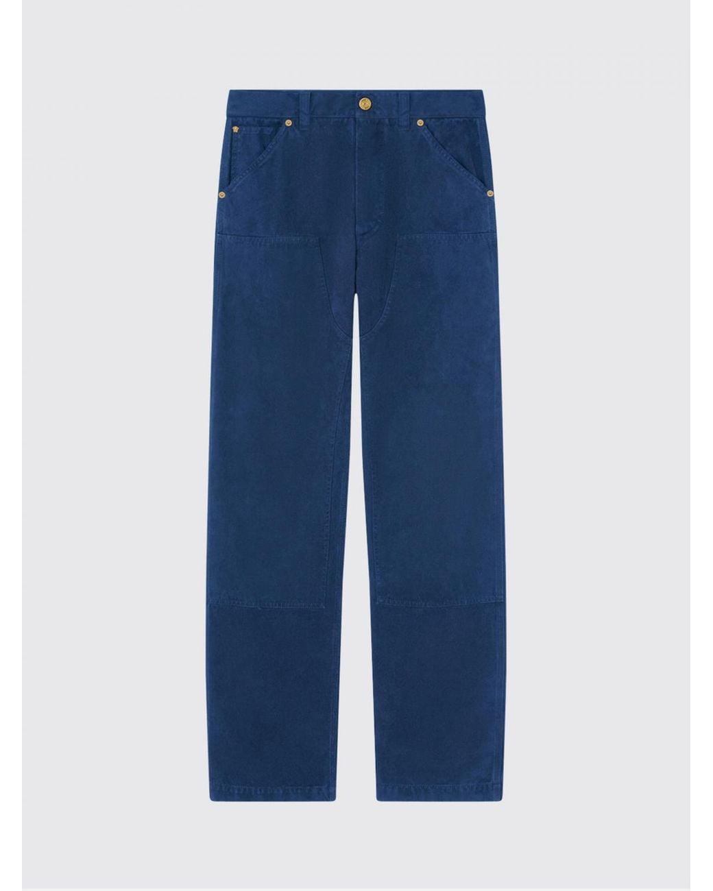 Versace Blue Carprenter Cotton Denim Jeans for men