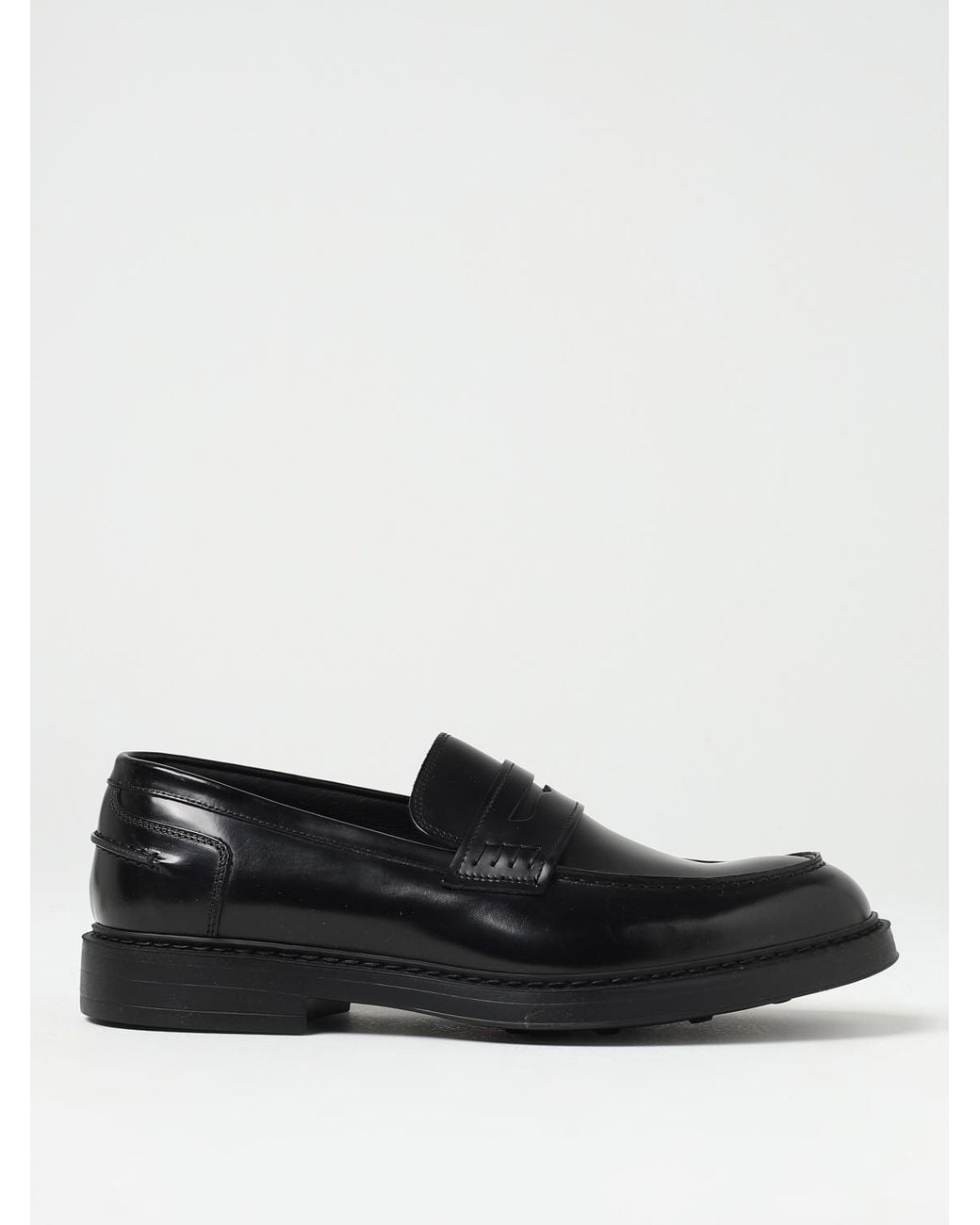 Doucal's Adler Loafer Aus Gebürstetem Leder in Black für Herren