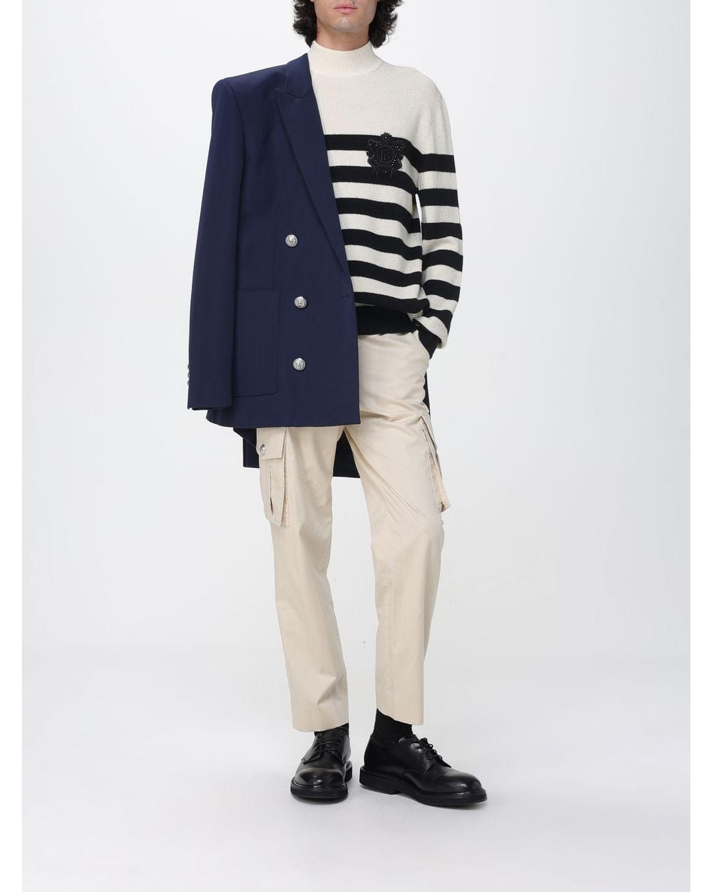 Balmain Blue Jacket for men