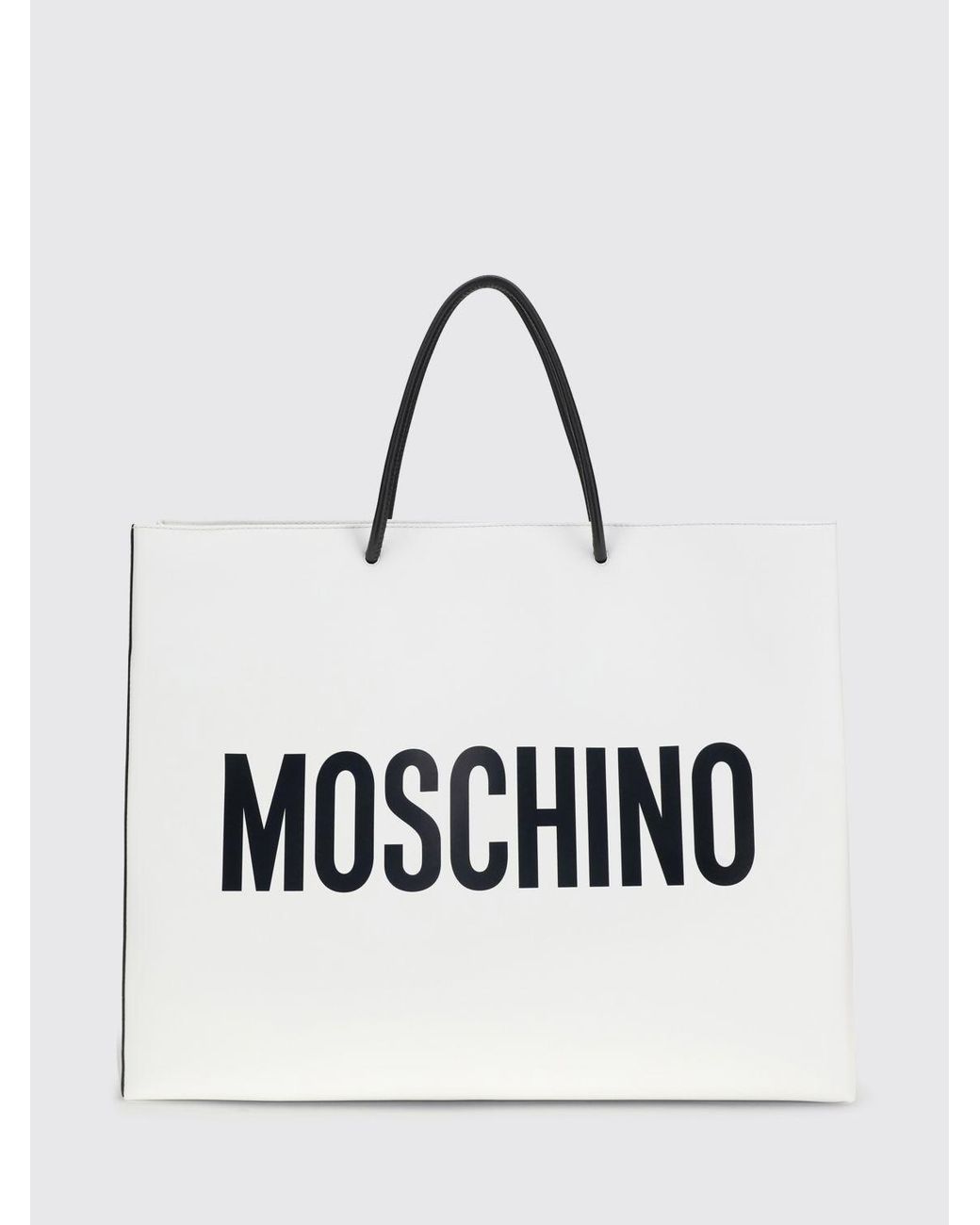 Moschino Couture White Leather Bag