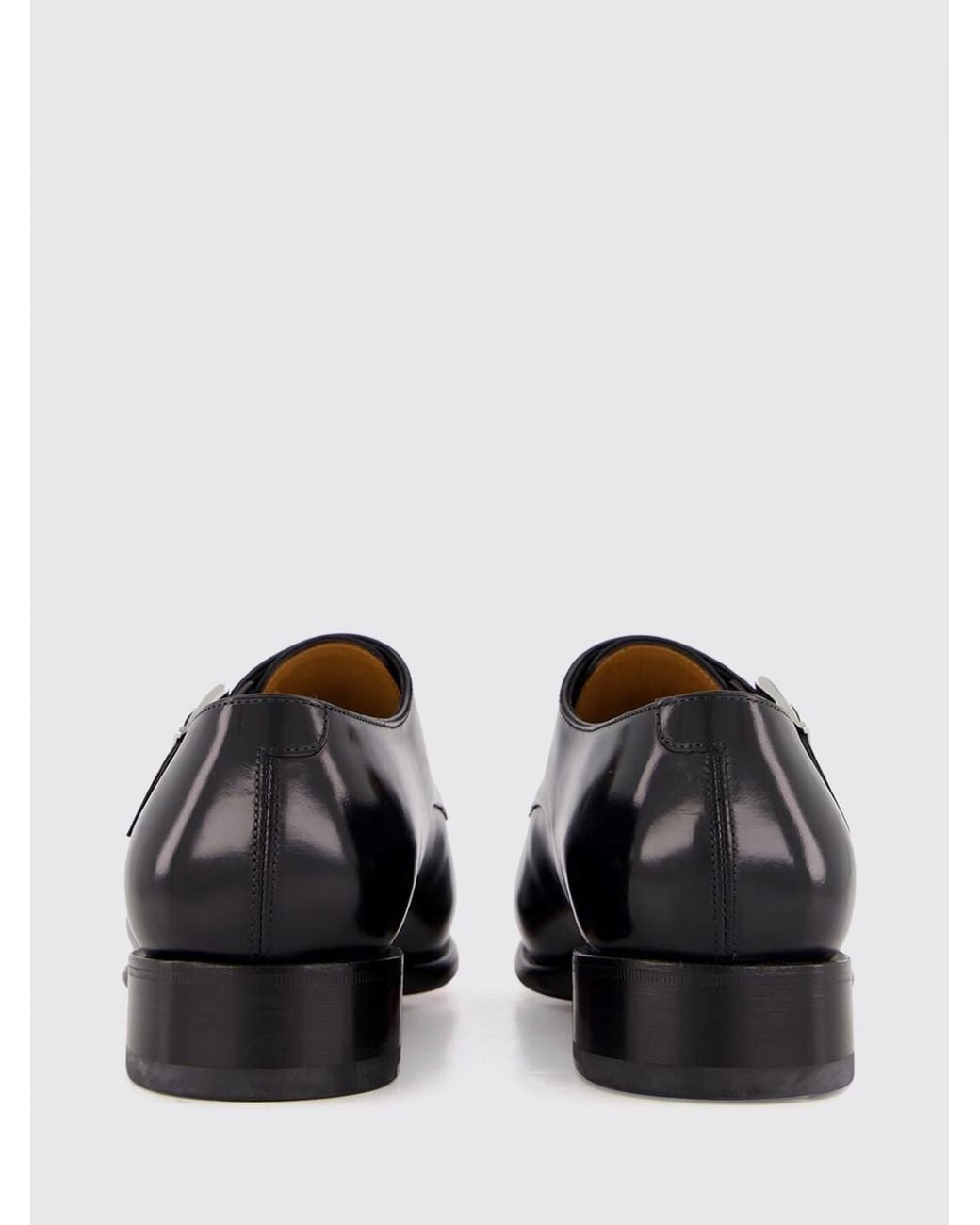Santoni White Double Monk Strap Shoes for men