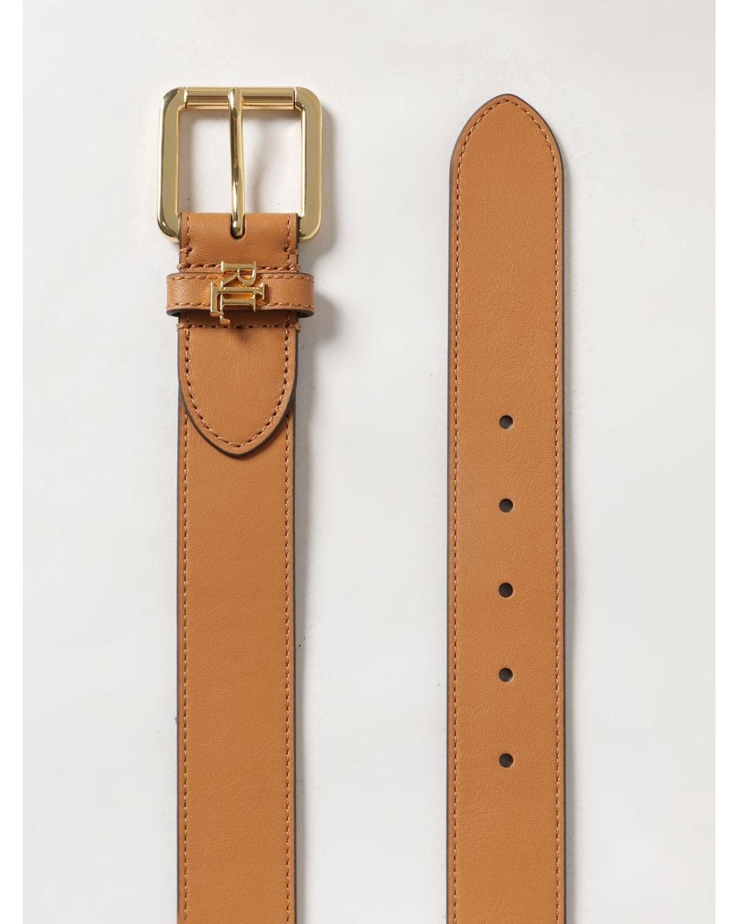 Cinturón Mujer Ralph Lauren de color Brown