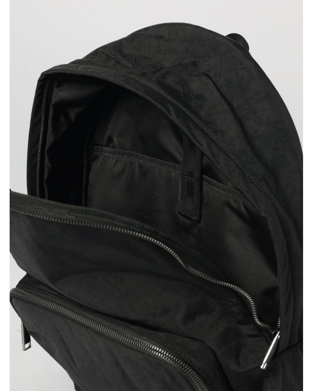 Boss Black Nylon Backpack for men