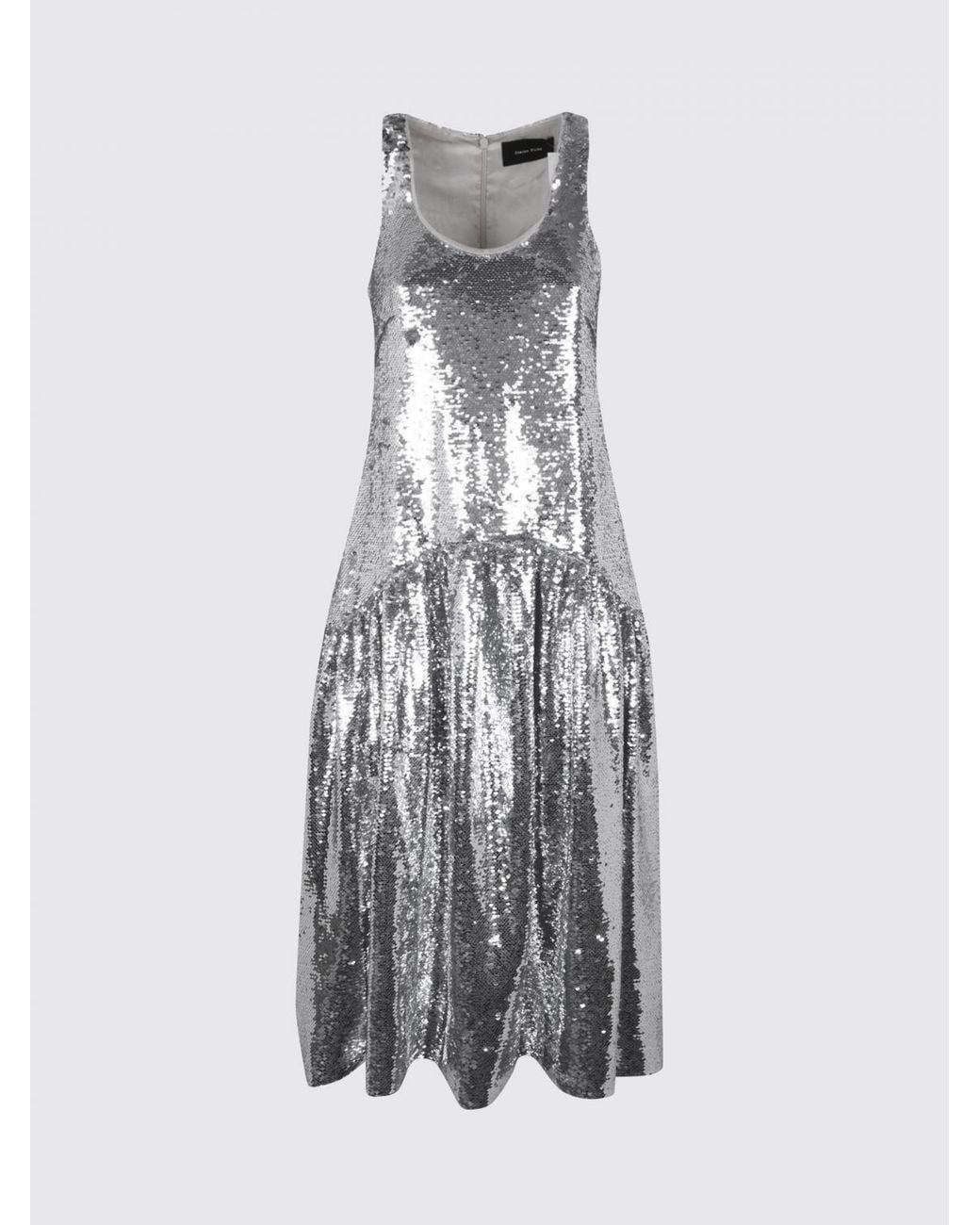 Simone Rocha White Sequin Midi Dress