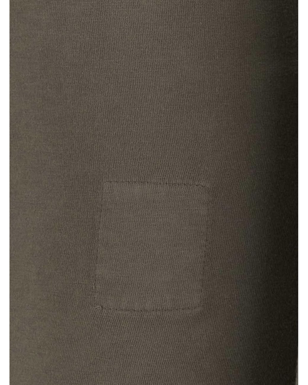 Rick Owens Gray Tower Ziggy Asymmetrical One-Shoulder Cotton Dress