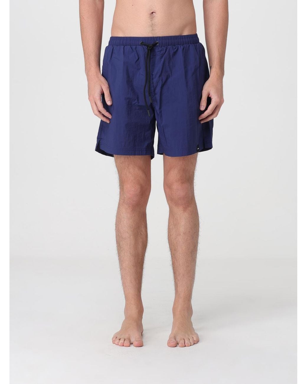 Aspesi Blue Nylon Swim Shorts for men
