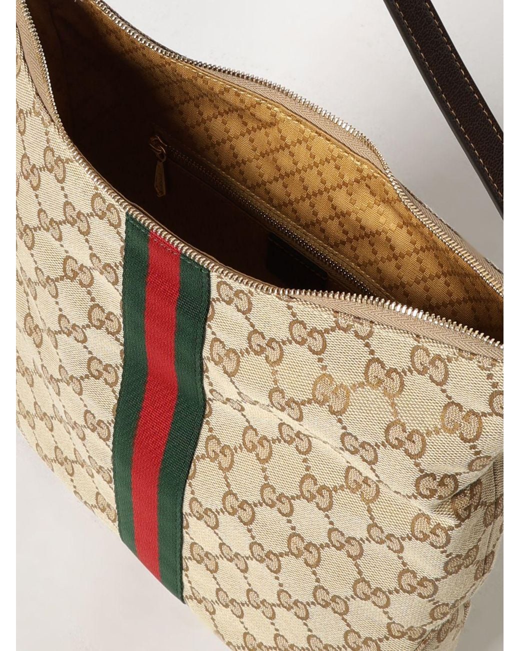 Borsa A Spalla Lunetta di Gucci in Natural da Uomo
