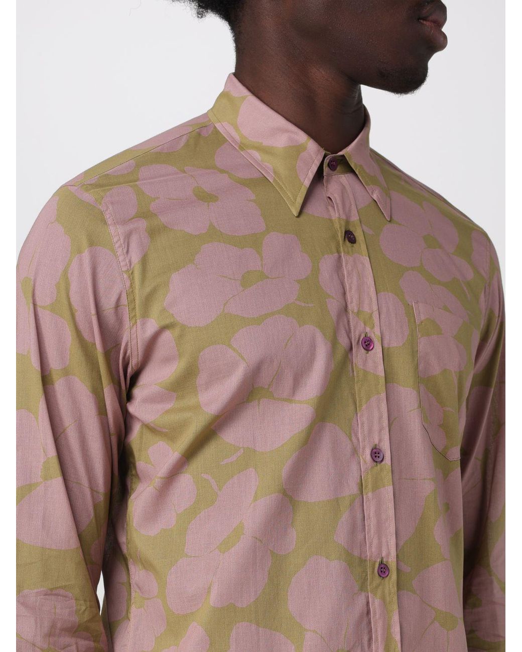 Dries Van Noten Blue Shirt for men