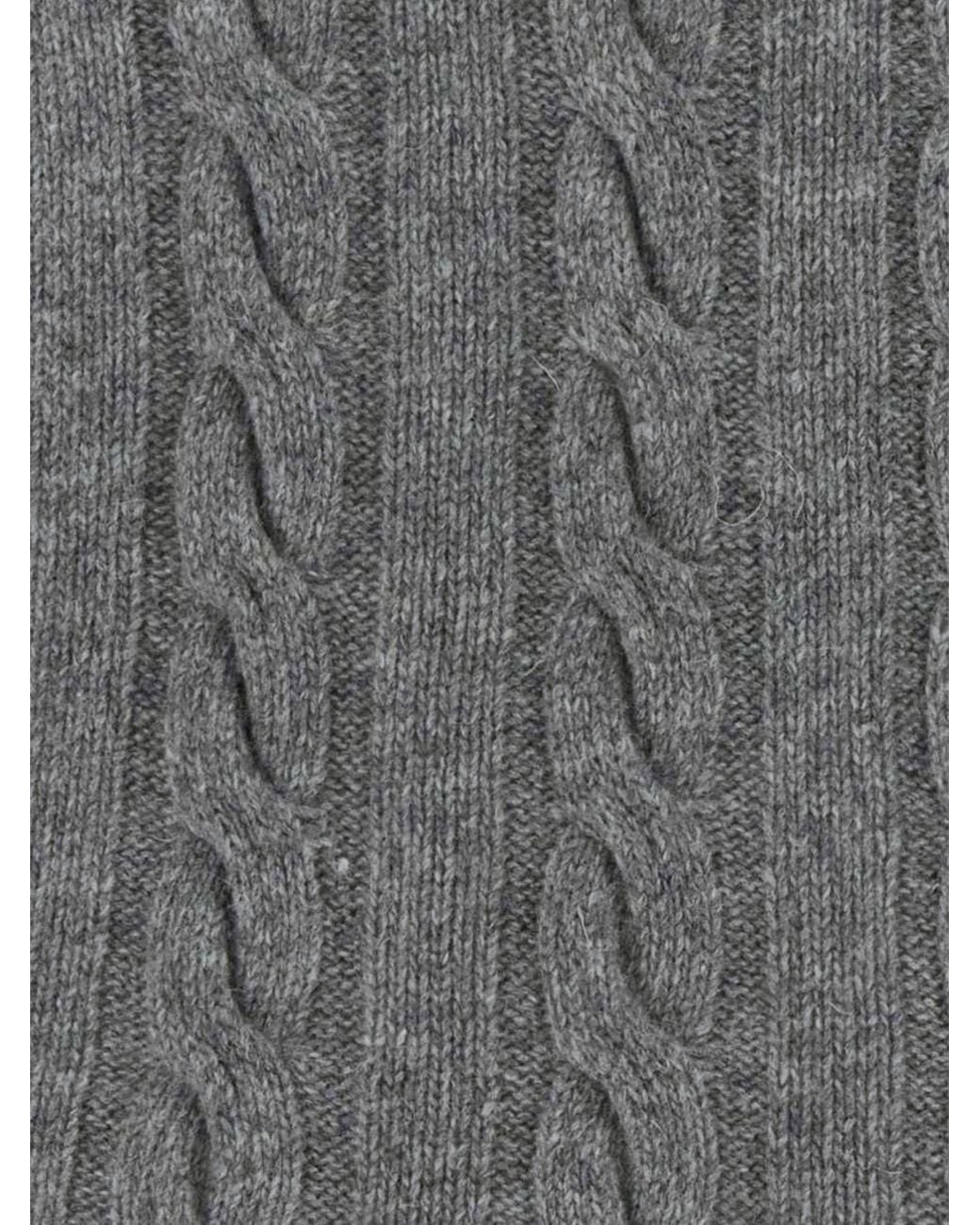 GIMAGUAS Gray Wool-Blend Crew-Neck Jumper With Long Sleeves