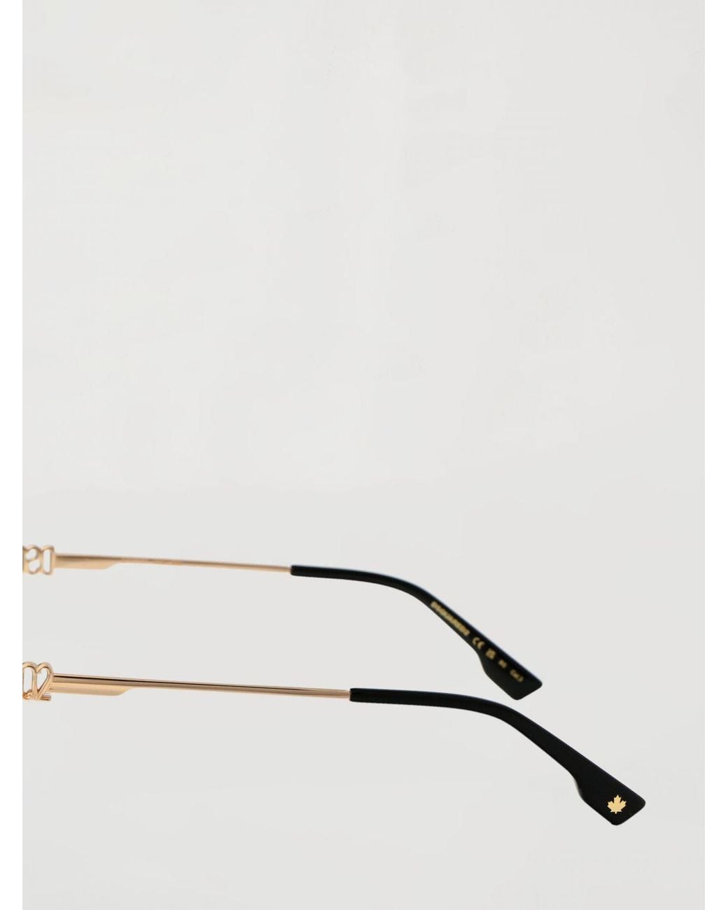 DSquared² Blue Metal Aviator Sunglasses With Double Bridge for men