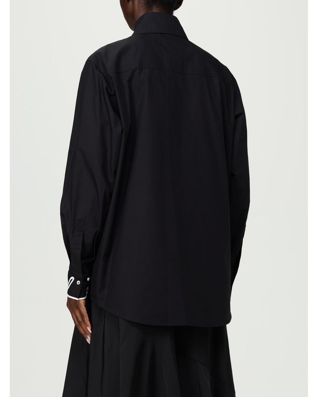 Karl Lagerfeld Blue Organic Cotton Shirt