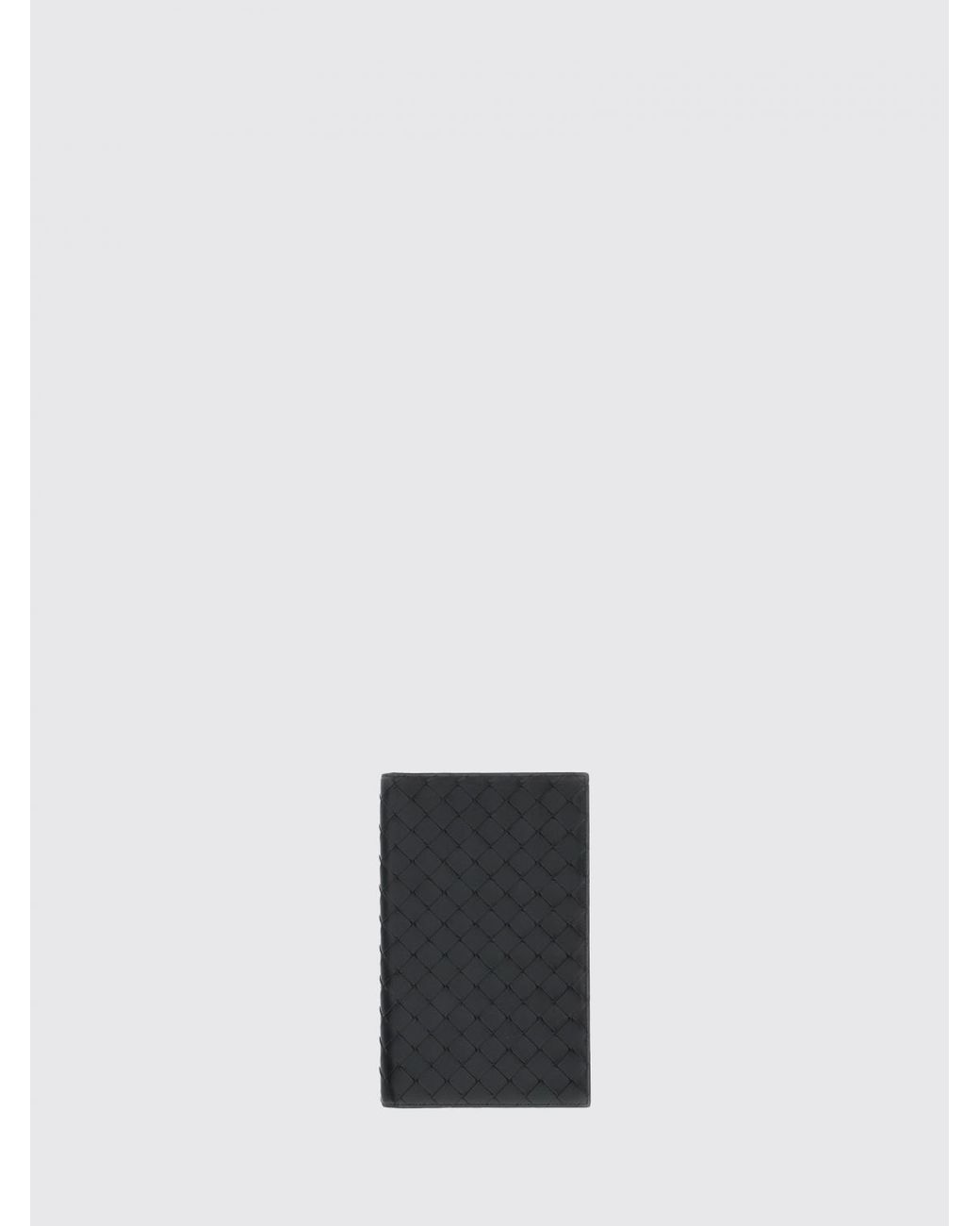 Bottega Veneta White Woven Leather Document Holder for men