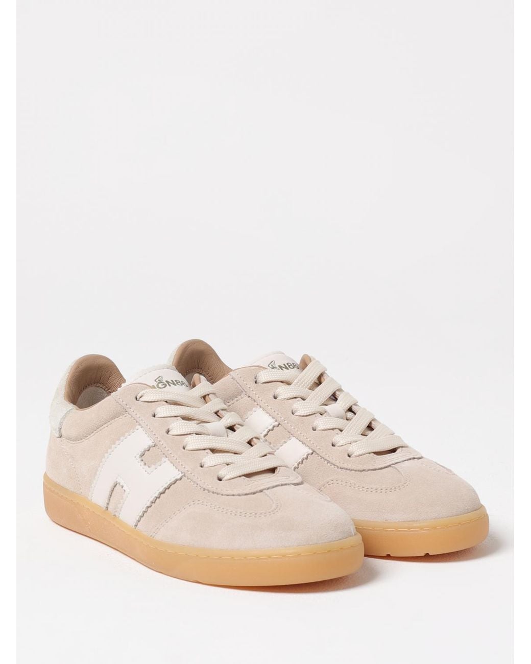 Hogan Natural Cool Suede Sneakers