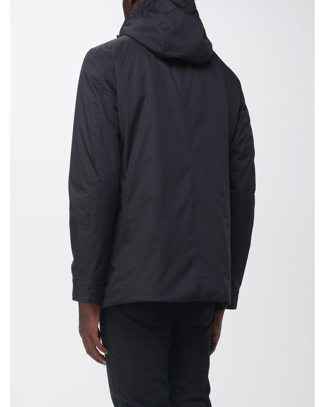 Moorer Blue Petrini Padded And Windproof Parka With Adjustable Hood for men