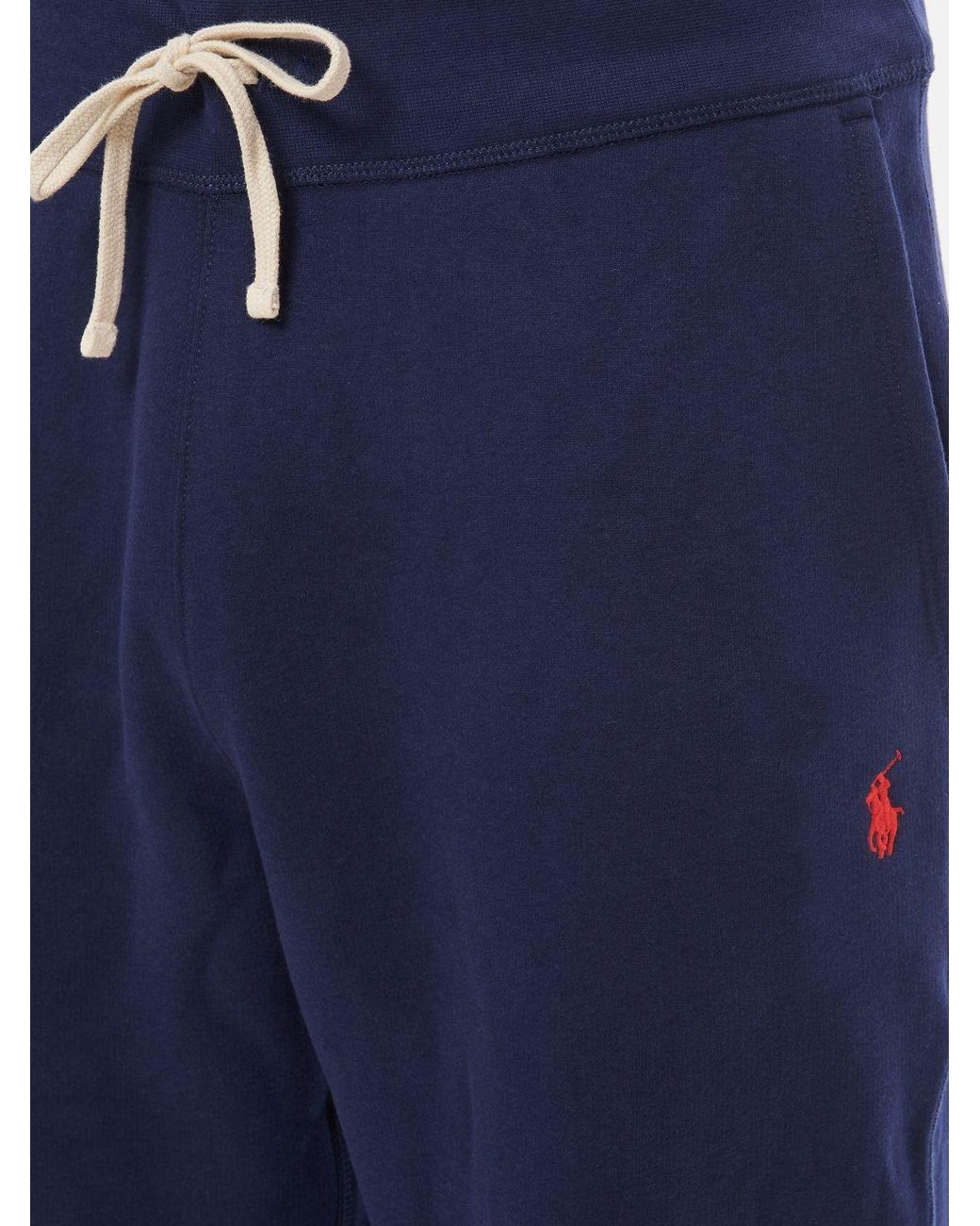 Polo Ralph Lauren Blue Cotton Blend Trousers for men