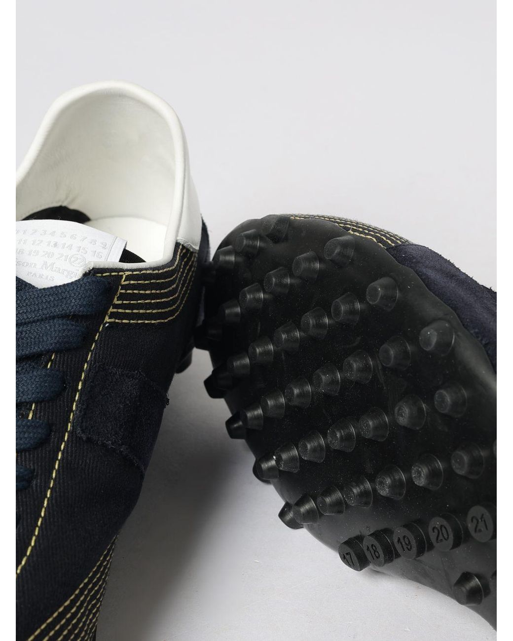 Maison Margiela White Bicolour Sprinters Trainers for men