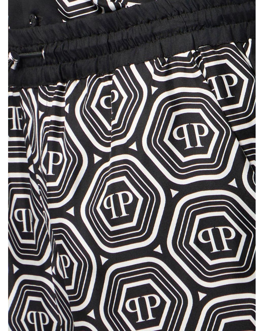 Philipp Plein Black Shorts for men