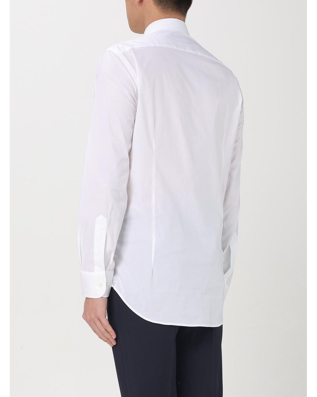 Etro White Classic Poplin Shirt for men