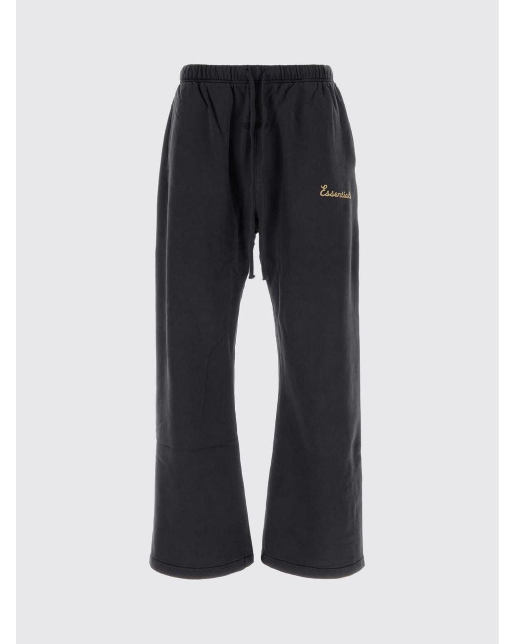 Fear Of God Black Cotton Jogging Pants for men