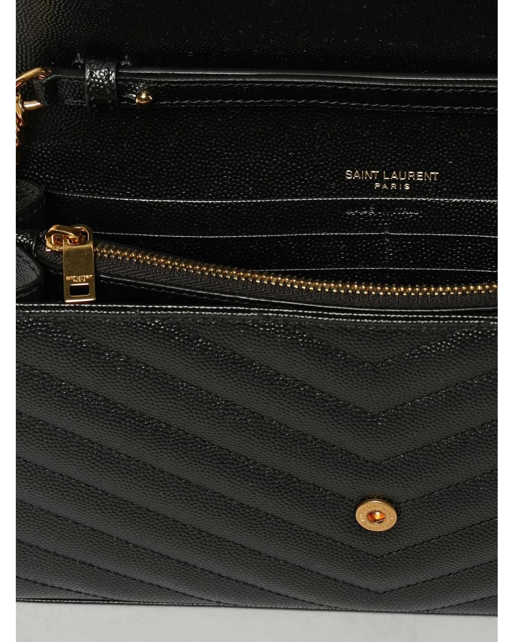 Saint Laurent Black Cassandre Bag