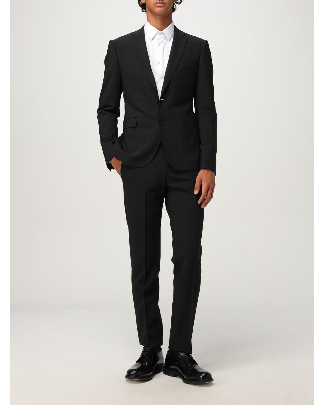Emporio Armani Black Slim Fit Suit for men