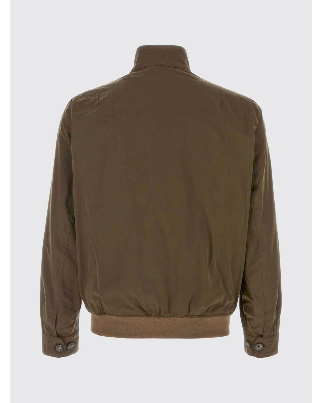 Paltò Brown PaltÒ Cotton Blend Bomber Jacket for men