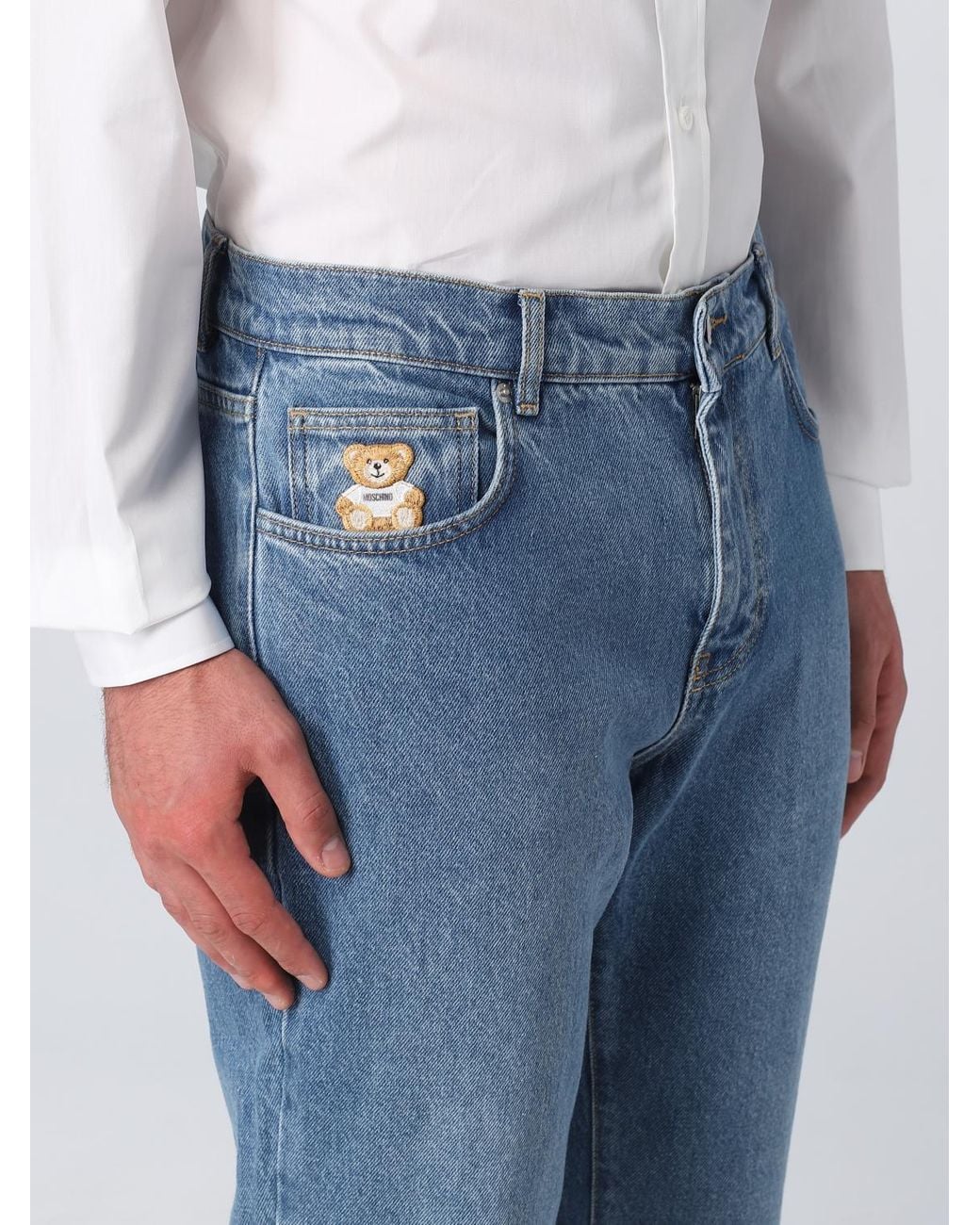 Moschino Couture Blue Jeans for men