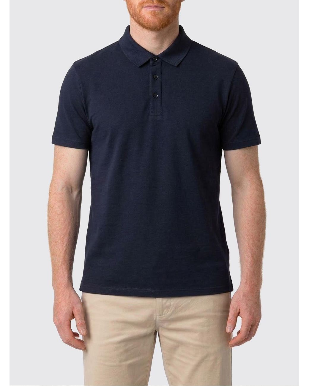 Dondup Blue Basic Cotton Polo Shirt for men