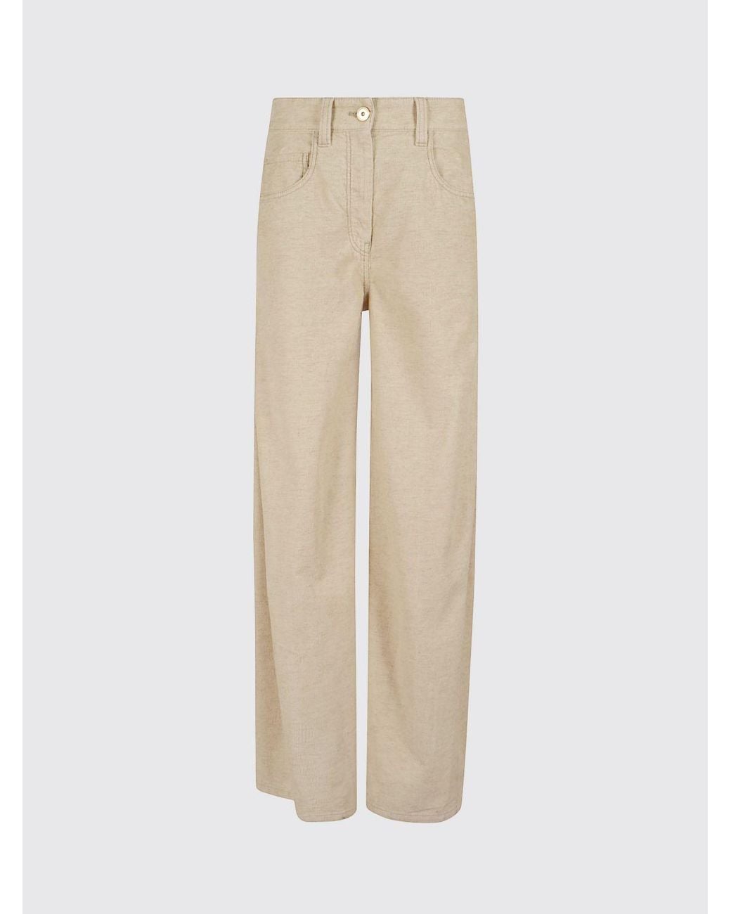 Brunello Cucinelli Natural Pants
