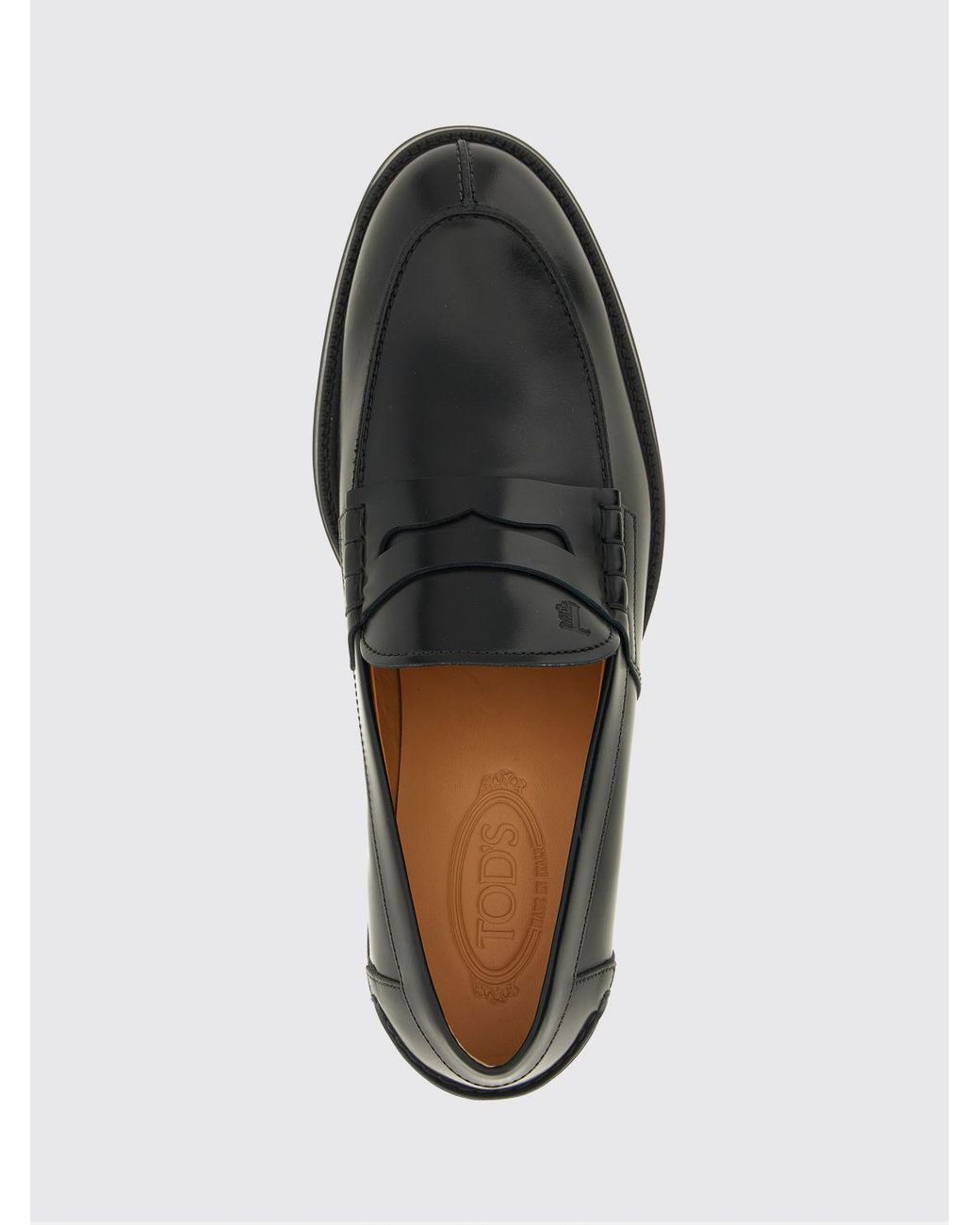 Tod's White T Timeless Penny Loafers for men