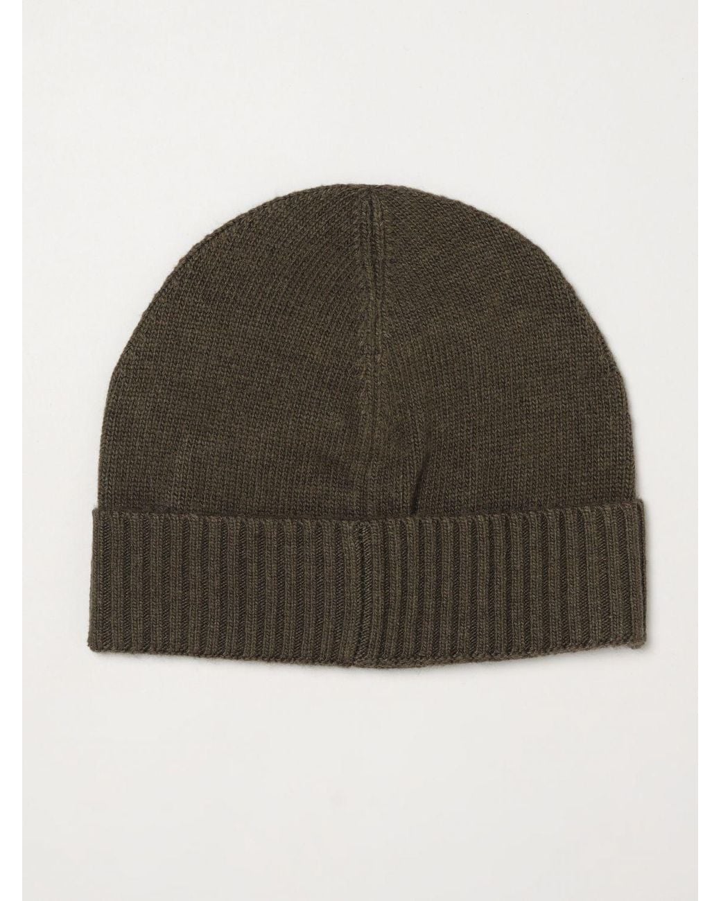 Peuterey Beanie-Mütze Aus Woll-Kaschmir-Mischung Mit Umschlag Und Logo-Patch in Green für Herren