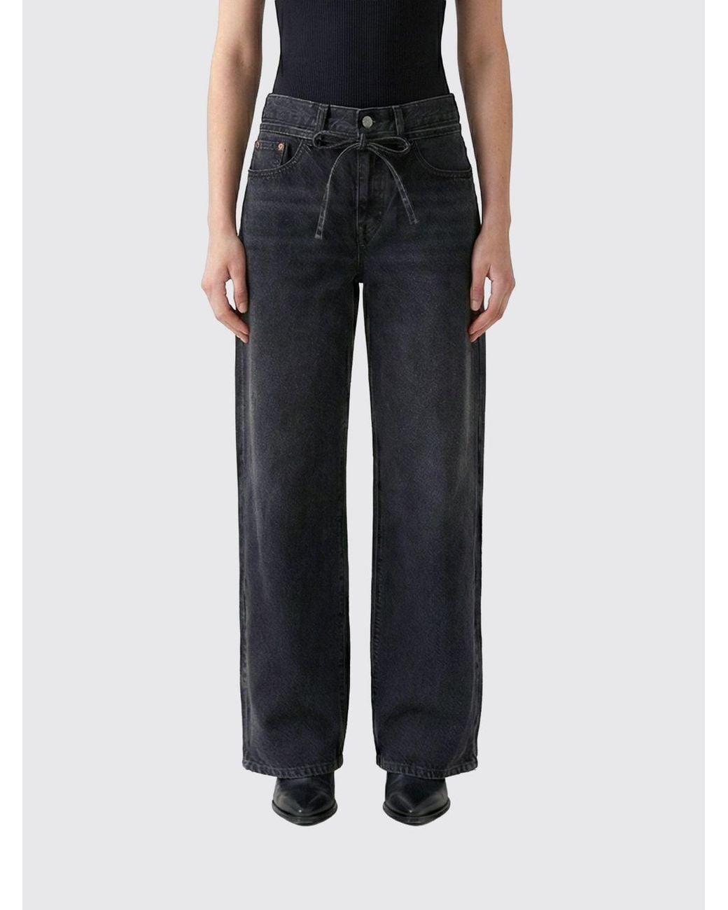 Jeans Femme Levi's en coloris Black