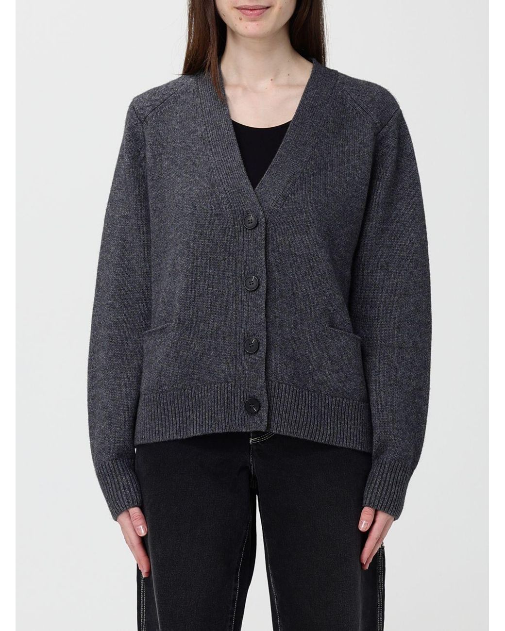 Isabel Marant Blue Wool And Cashmere Cardigan