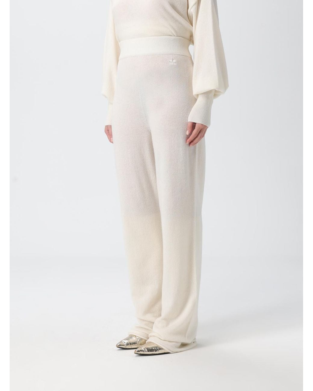Genny White Trousers