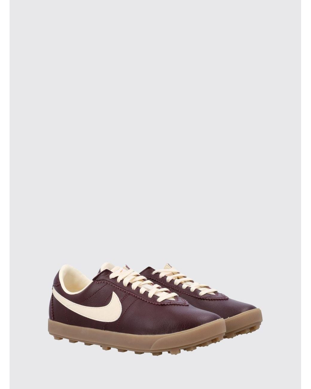 Nike Brown Astrograbber Leather Shoes