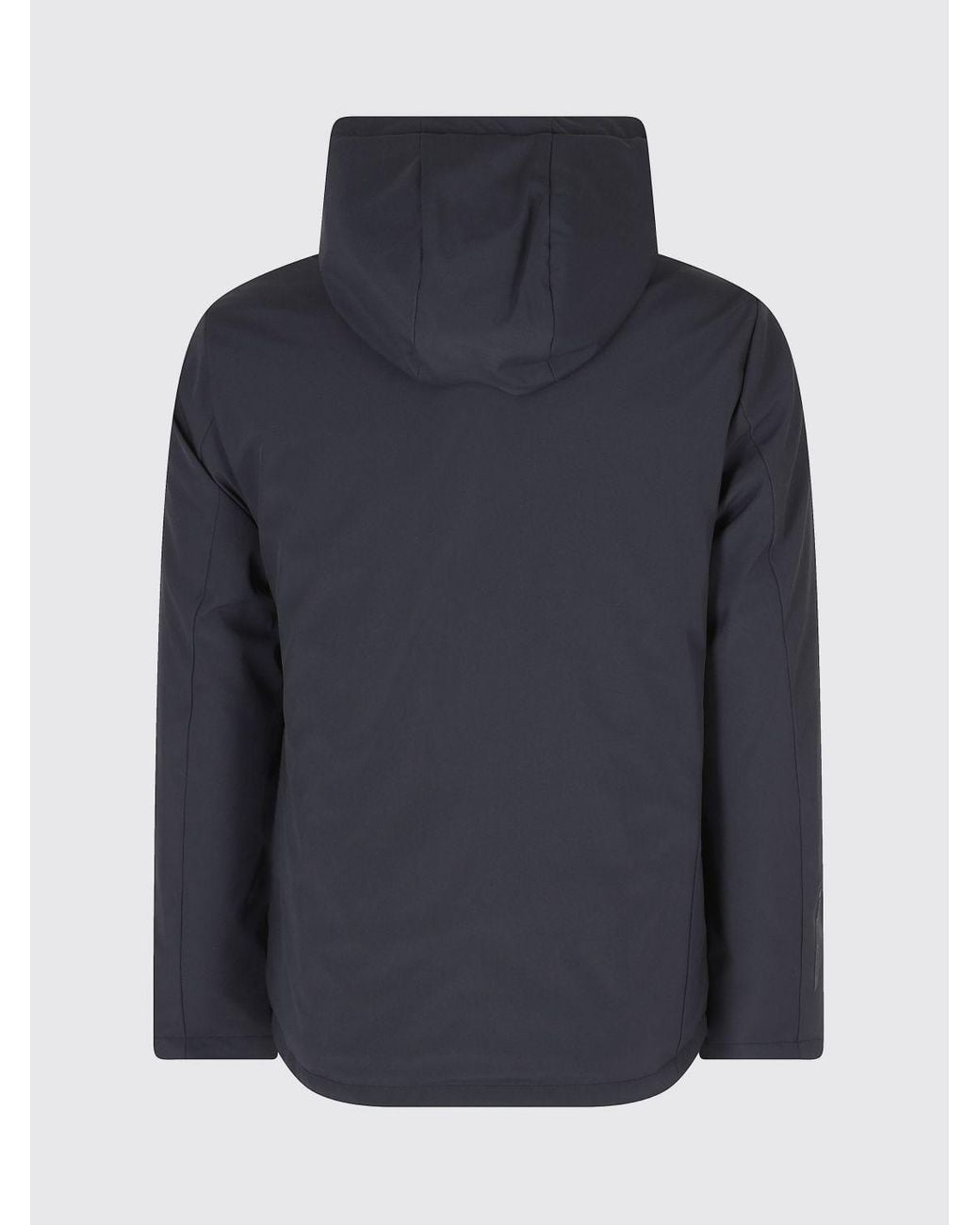 People Of Shibuya Blue Padded Hooded Windbreaker Jacket With Zip Pockets for men