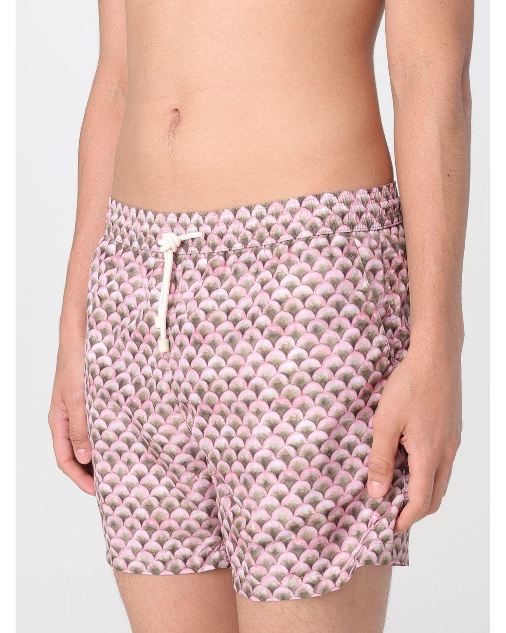 Traje De Baño Estampado Kampos de hombre de color Pink