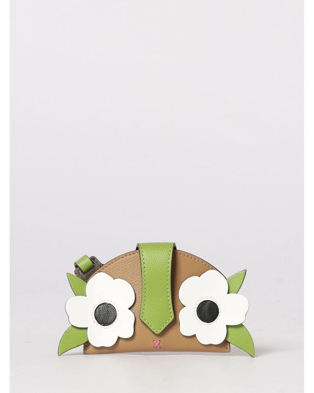 Tarjetero De Crédito Best Friends Forever De Piel Fendi de color Green