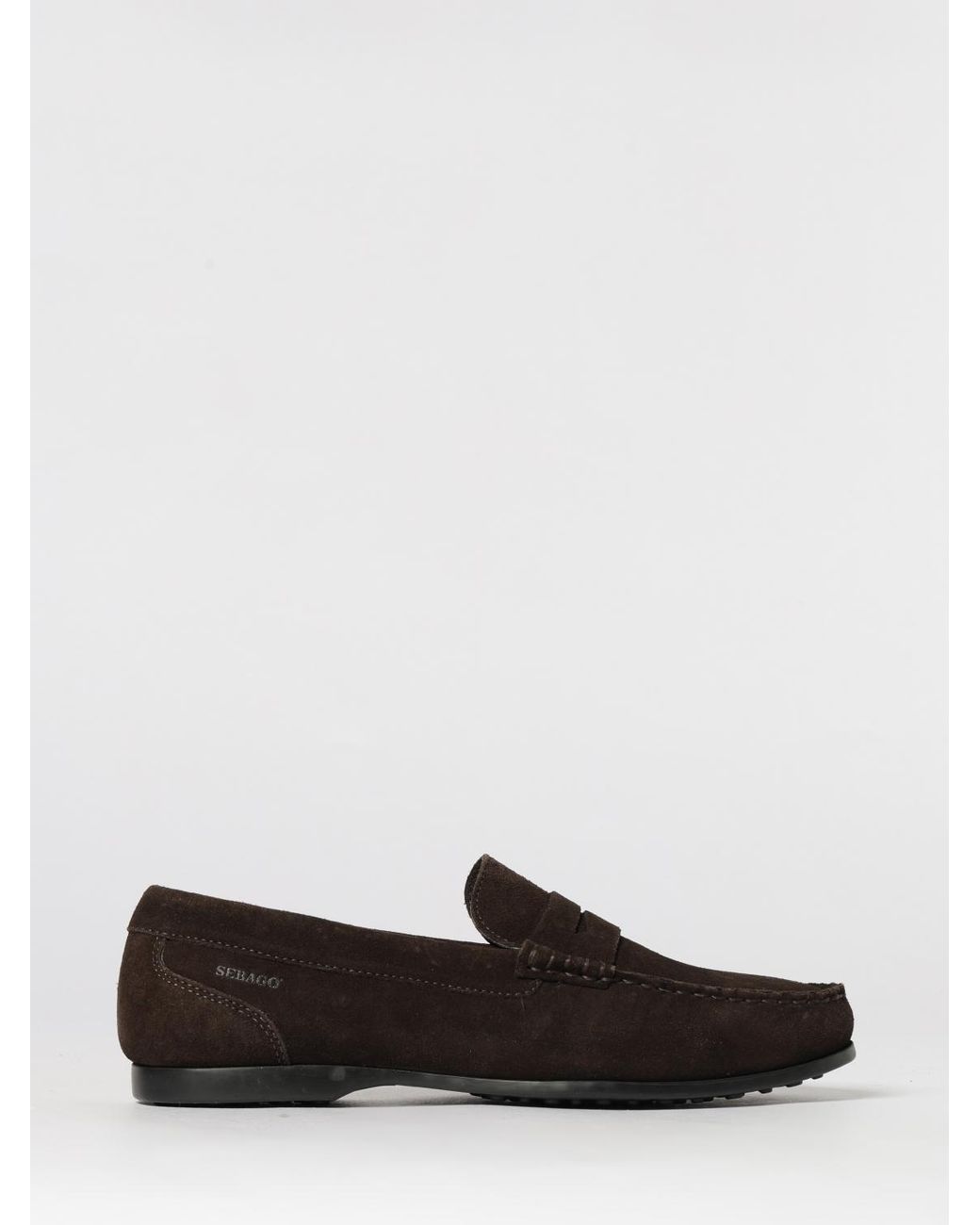 Sebago White Byron Suede Loafers for men