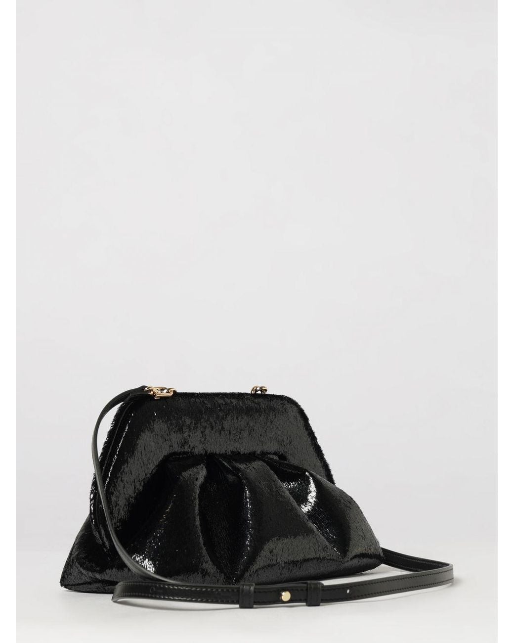 THEMOIRÈ Black Themoir&Egrave Clutch
