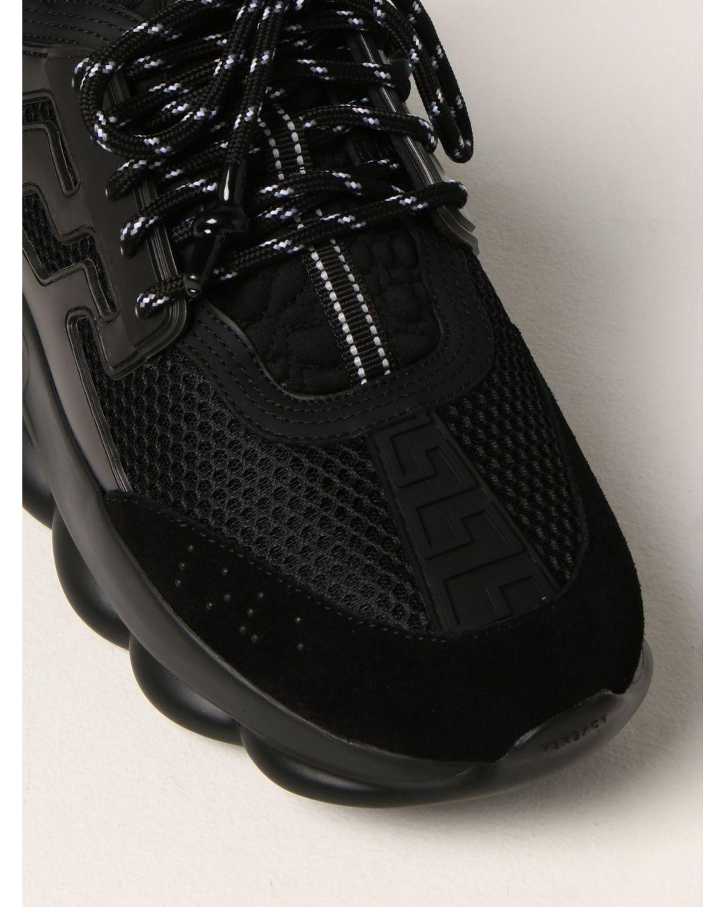 Zapatillas Versace de hombre de color Negro | Lyst
