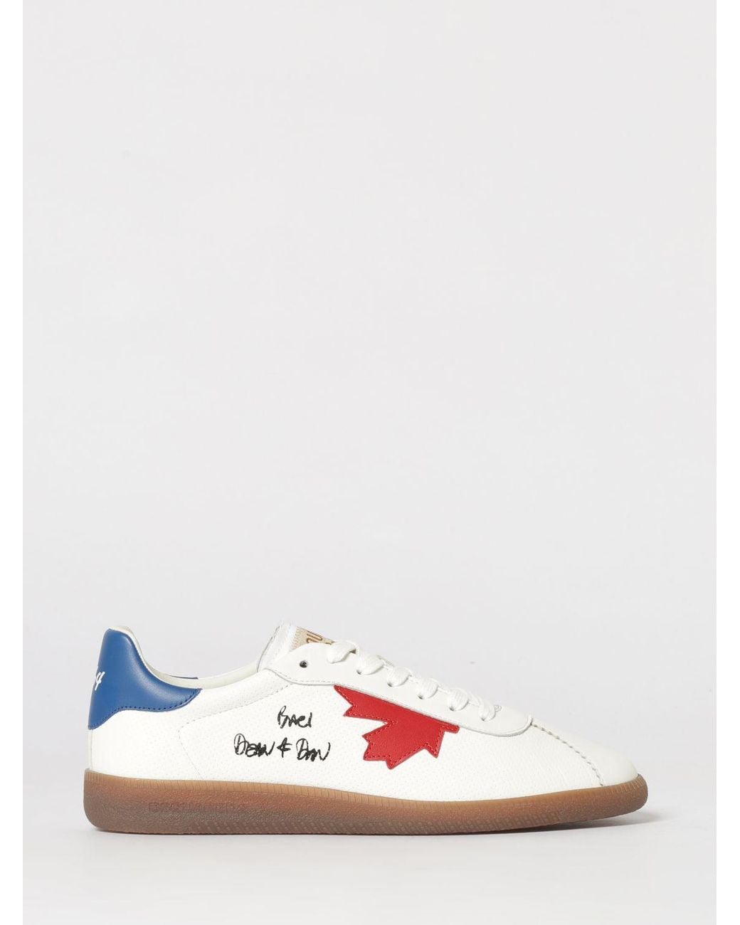 DSquared² Pink Maple Leaf Rebels Sneakers for men
