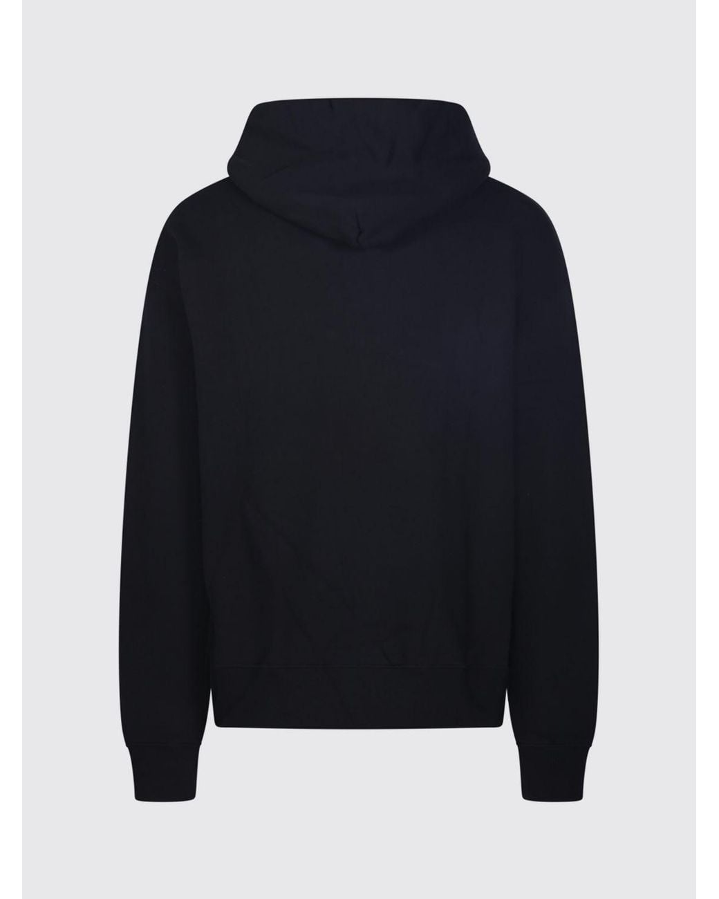 Off-White c/o Virgil Abloh Blue Relaxed Fit Arrow Logo Cotton Hoodie for men