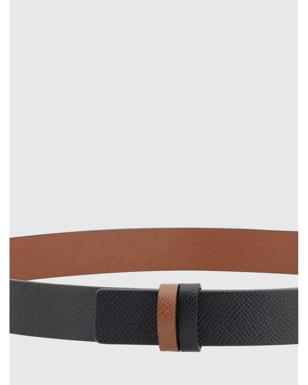 Ferragamo White Gancini Calfskin Leather Belt